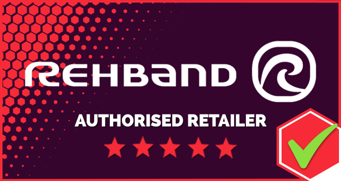 We are an authorised retailer of Rehband knee supports